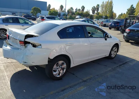 2013 Honda Civic Lx from USA, damaged, VIN 2HGFB2F52DH508881